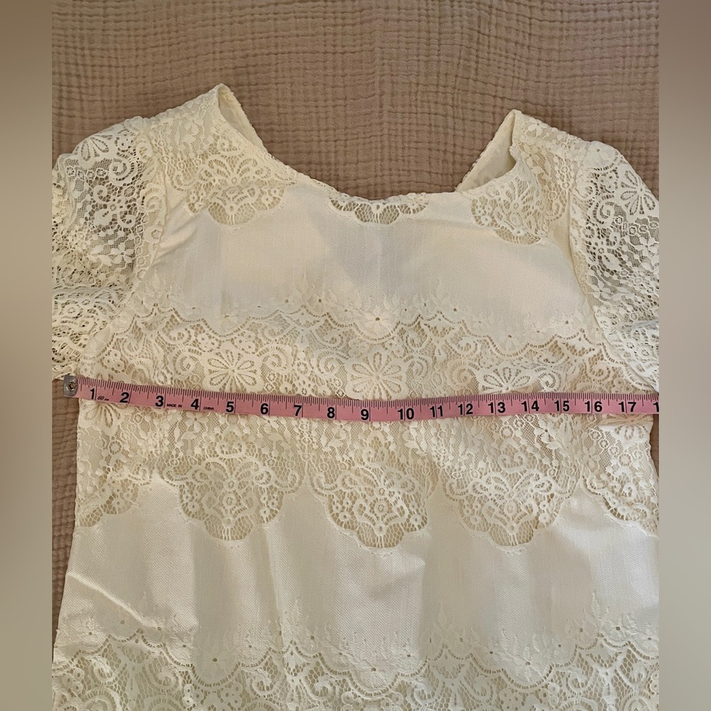 😍 NWT Sundance Northern Sky Short Sleeve Midi Dress. Medium. Lovely! - Picture 6 of 10